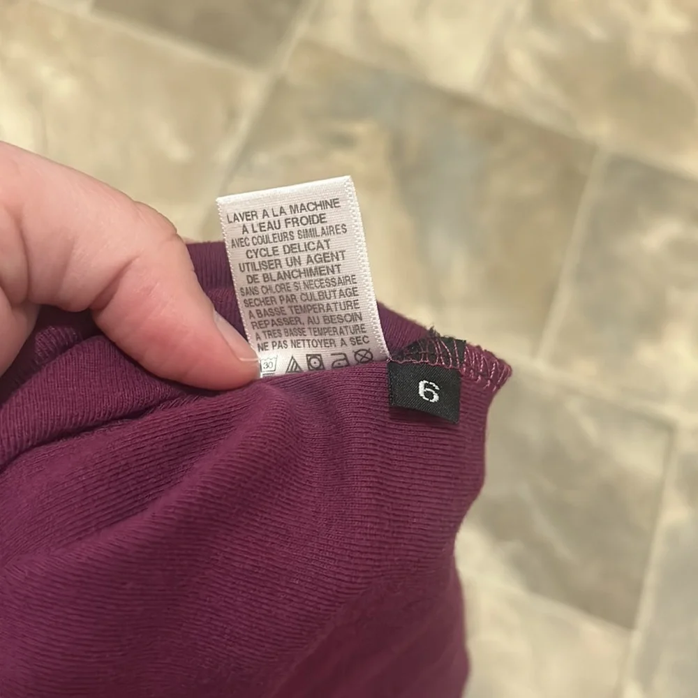 ✨✨NWOT Free People Sleeveless Turtleneck Purple Top S 100% Cotton